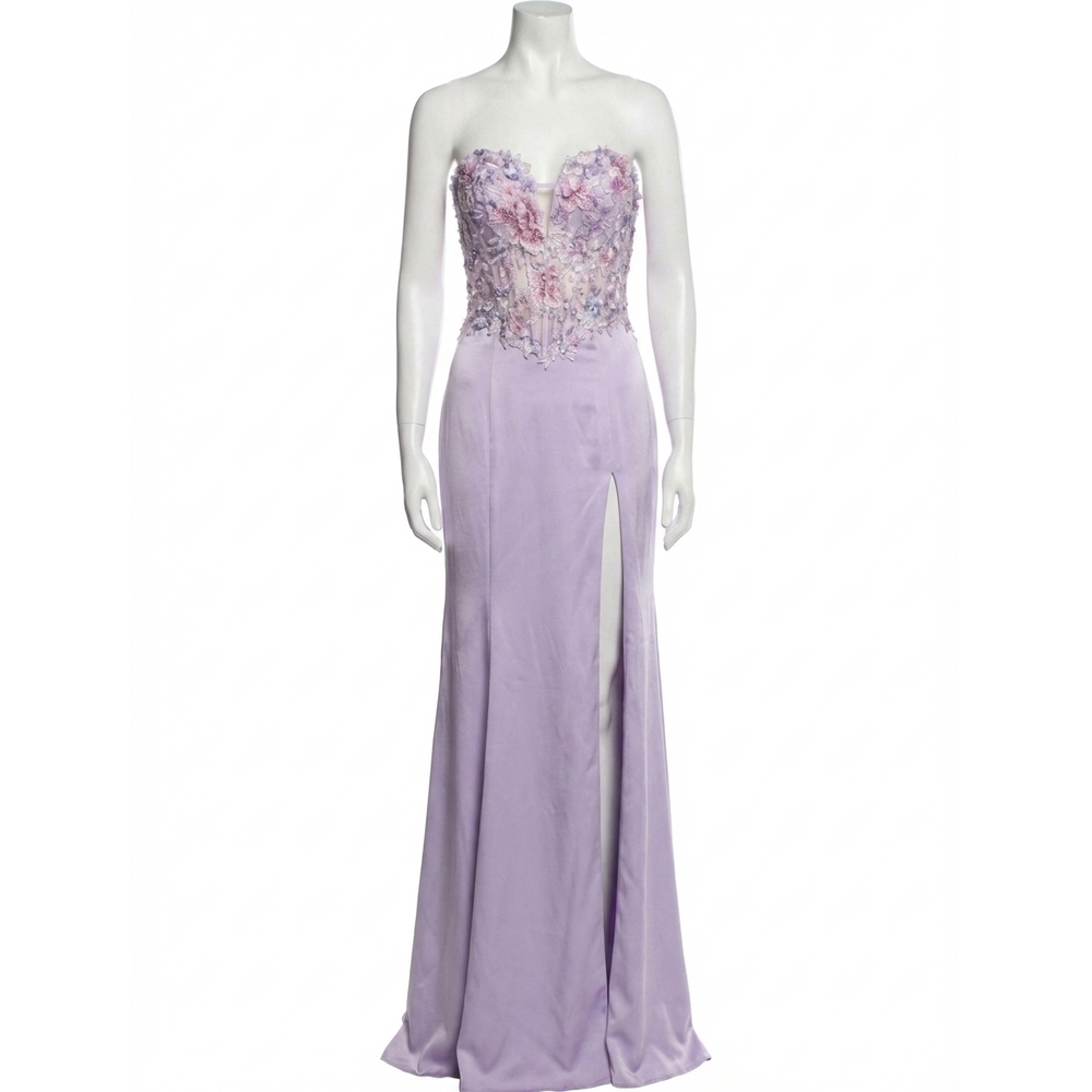 NEW JOVANI lily long formal prom dress in lilac